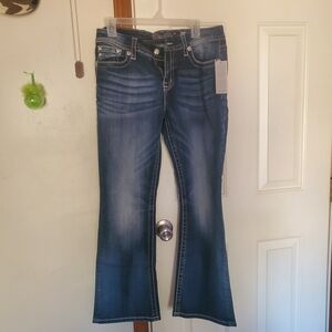 2 Pairs Brand New With Tags Size 29 Miss Me Jeans Womens Bedazzled
